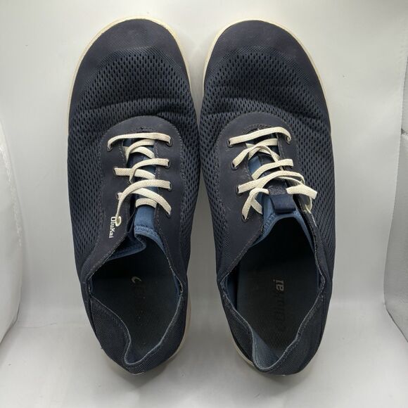 Olukai Moku Pae Shoes Men’s Size 12 Navy Blue Lace Up Beach Casual Golf Summer main image 2